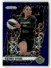2024 Panini Prizm WNBA #69 Victoria Vivians Blue Velocity Prizms