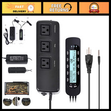 Digital Reptile Thermostat Timer - Temperature Control for Terrarium  Aquarium,