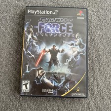 Star Wars The Force Unleashed Sony PlayStation 2 PS2 Game with Manual