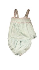 Vintage 2 Piece Pajama Lace Tank Matching Panties