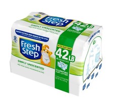 Generic FreshStep Simply Unscented Clumping Cat Litter, 42 lbs. Also know as ...