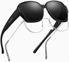 Sunglasses over Glasses Women Men, Fit over Prescription Eyeglasses Sun Glasses,