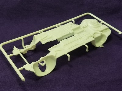 2021 Dodge Charger Hellcat CHASSIS from 1:25 AMT Model Kit