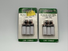 Classic Sport Screw On Tip 12mm 13mm Replacement Billiard Cue Tips 2 Packs