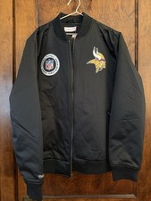 NWT Exclusive Minnesota Vikings NFL Black XL Jacket Inaugural Dublin Game 2025 