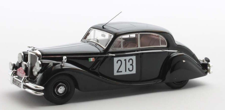 Miniature Jaguar MkV Rallye Monte Carlo 1951 au 1/43 par Matrix Scale Models