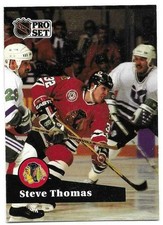 STEVE THOMAS 1991-92 PRO SET CARD NM-MT+ CONDITION