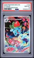 2025 POKEMON MEG EN MEGA EVOLUTION ILLUSTRATION RARE #134 IVYSAUR PSA 10 on eBay