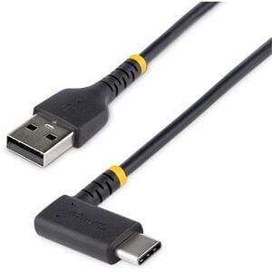 Startech 3 Fuß 1 m USB A auf C Ladekabel rechter Winkel Schwerlast Schnellladung USB