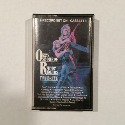 OZZY OSBOURNE Randy Rhoads Tribute XT40714 Dolby Cassette Tape CBS