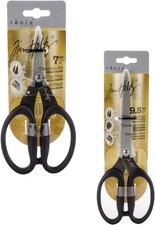 Tim Holtz Micro-Serrated Titanium Shears Snips Scissor Set, 9.5 Double Beveled