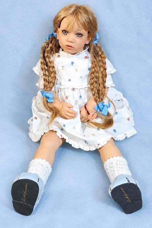 Annette Himstedt 24" LONNEKE DOLL,1998, PUPPEN KINDER, MINT-IN-BOX w/Shipper