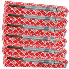 6x FEBI GLÜHKERZEN passend für AUDI A4 B5 B6 B7 A6 C5 VW PASSAT B5 5.5