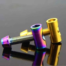 Bike Seat Post Fixed Bolts TC4 Titanium Alloy M6x20/25MM For MTB Road Bicycl