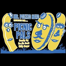 Picnic Pals Mr. Potato Head French Fry Frank Willy Burger 1960’s Toy Fun NFT644