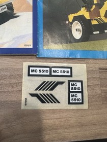 VINTAGE LEGO MODEL TEAM 5510 OFF ROAD 4X4 JEEP INSTRUCTIONS & STICKERS