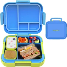 Bento Lunch Box for Kids - Large 4.8 Cups Lunch Container with 2 Modular Contain