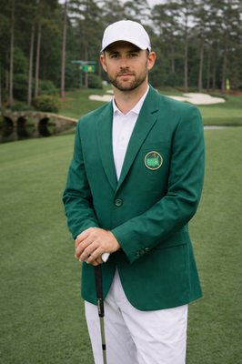 Mens Master Golf Club Tournament Green Blazer Coat Jacket | eBay