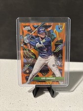 2025 Topps Cosmic Chrome - Leo Jimenez #84 Orange Galactic Refractor /25 (RC)