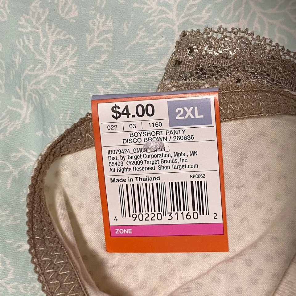 Gilligan O’Malley (4) Mujer Encaje Panty Niño Corto 2XL 18 Melocotón Argyle Negro Nuevo con Etiquetas Foto 4 de 4
