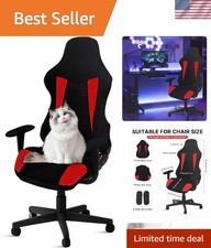 Red Stretchable Gaming Chair Cover - Breathable and Machine Washable Protection