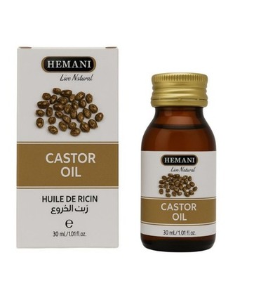 Hemani Rizinusöl (Castor Oil) 30ml Haarstärkungicinus Communis (Castor) Seed