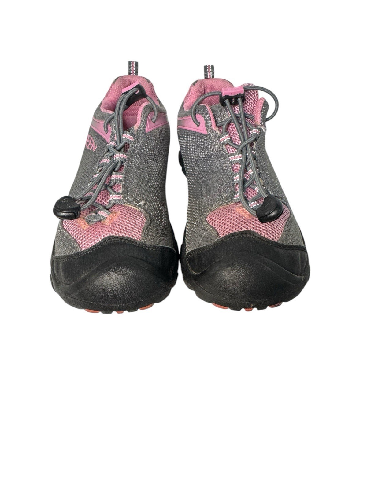 Scarpe da trekking Keen Jamison grigio rosa sneakers con filo outdoor giovani ragazze 4