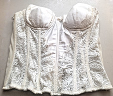 36A Felina Padded Strapless Underwire Bustier Corset with Removable Pads 8643