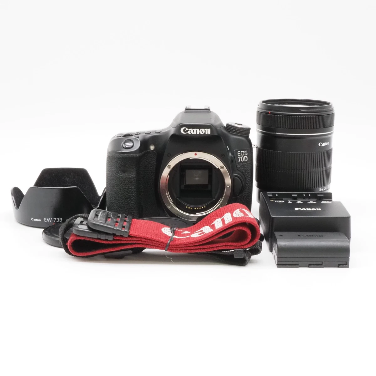 【美品】Canon EOS 70D 18-135 純正キット/ショット数4828 canon eos 70d 18-135mm usm セット Câmera Canon EOS 70D com Lente