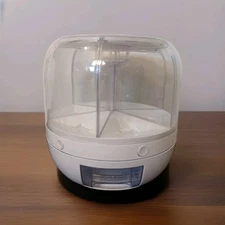 Curtis Stone 20Lbs large Grain dispenser 360°Rotating Food Dispenser 6 Grids 