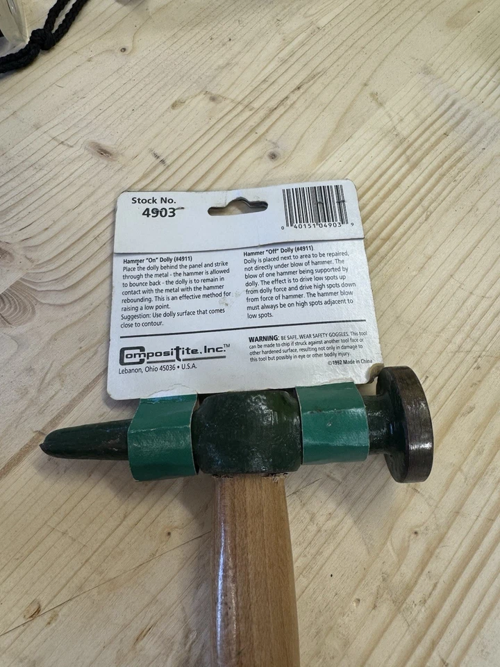 Martillo corporal suizo vintage NOS 12 OZ (G7) Foto 4 de 4