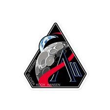 Artemis II, Artemis 2 Bubble-free stickers