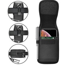 Phone Belt Clip Holster Carrying Pouch Card Case For iPhone 17 16 15 14 Pro Max
