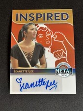 JEANETTE LEE 2025 LEAF METAL WOMEN OF SPORT 4/7 ORANGE PRIZM AUTO INSPIRED 🔥🔥