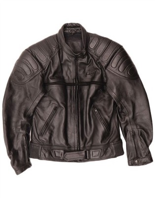 Louis Damen Motorstyle Lederjacke EU 38 Medium Schwarz Leder DH01