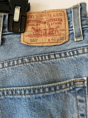 703-Levi s Men s 560 Comfort Fit Jeans Size 42x32
