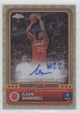 2024 Topps Chrome McDonald's All American 20/75 Aiden Sherrell #42 Auto 1c49