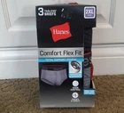 Hanes Comfort Flex Fit Briefs Total Support Pouch Tag-less 3 pack Size Small NWT