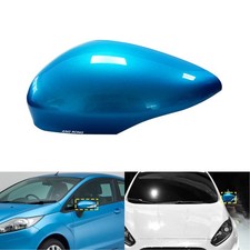 Links Blau Außenspiegelkappen Für Ford Fiesta VI CB1,CCN 08-17,B-Max JK 12-17