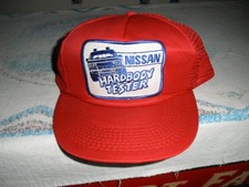 Rare Vintage 80s 90s Nissan Hardbody Truck Red Snapback Trucker Hat Cap Patch