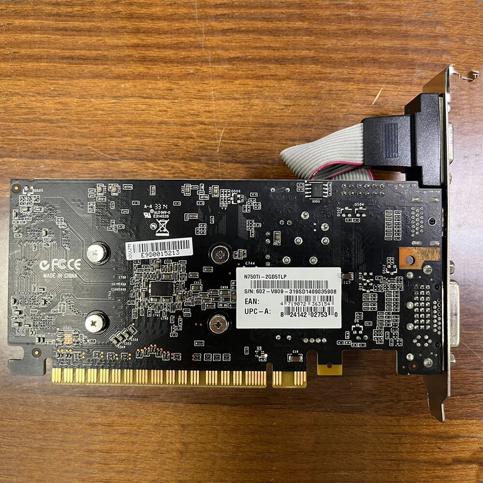 1Pcs For MSI N750TI-2GD5TLP, Nvidia GTX750Ti 2G DDR5 128bit Graphic Video card - Image 3 of 4