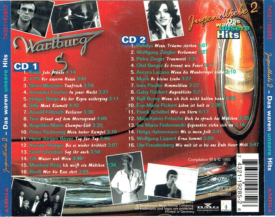 (2CD's) Jugendliebe 2 - Das Waren Unsere Hits - Karat, Renft, Puhdys, Lift,Silly - Bild 2 von 2
