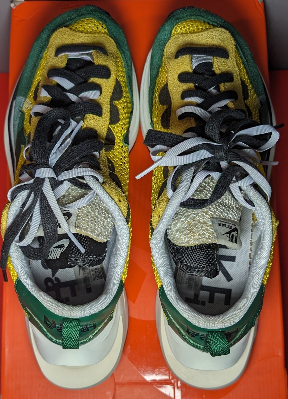 SACAI X NIKE Taglia 9 5 Nike sacai x VaporWaffle Tour gialle