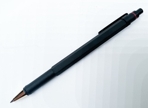 NOS Rotring newton Gold Black Mechanical Pencil 0.7 Double Push - Picture 3 of 6