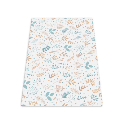 Premium Office Chair Mat Wood Floor PVC Small leaves PVC 120x90
