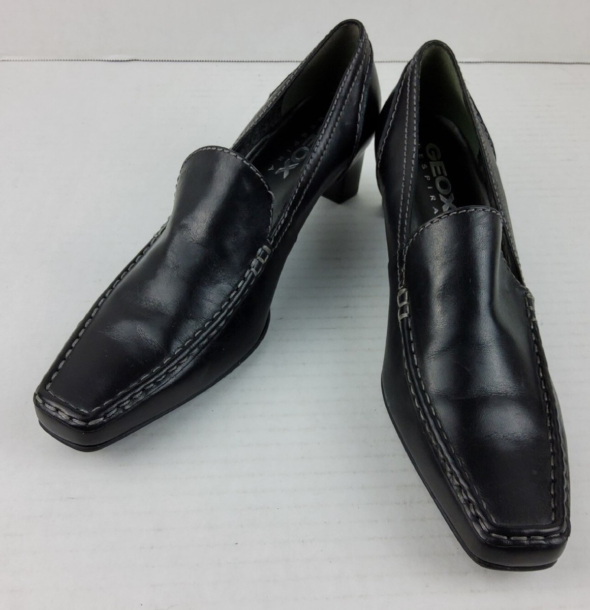 CHAUSSURES AEROSOLES ESCARPINS cuir noir pointure 4 1/2 comme Neuf no geox EUR 29,00 - FR