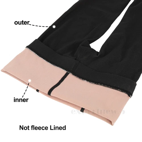 Medias de cintura alta Mujeres Pantys translúcidos falsos Medias térmicas - Bild 14 von 23