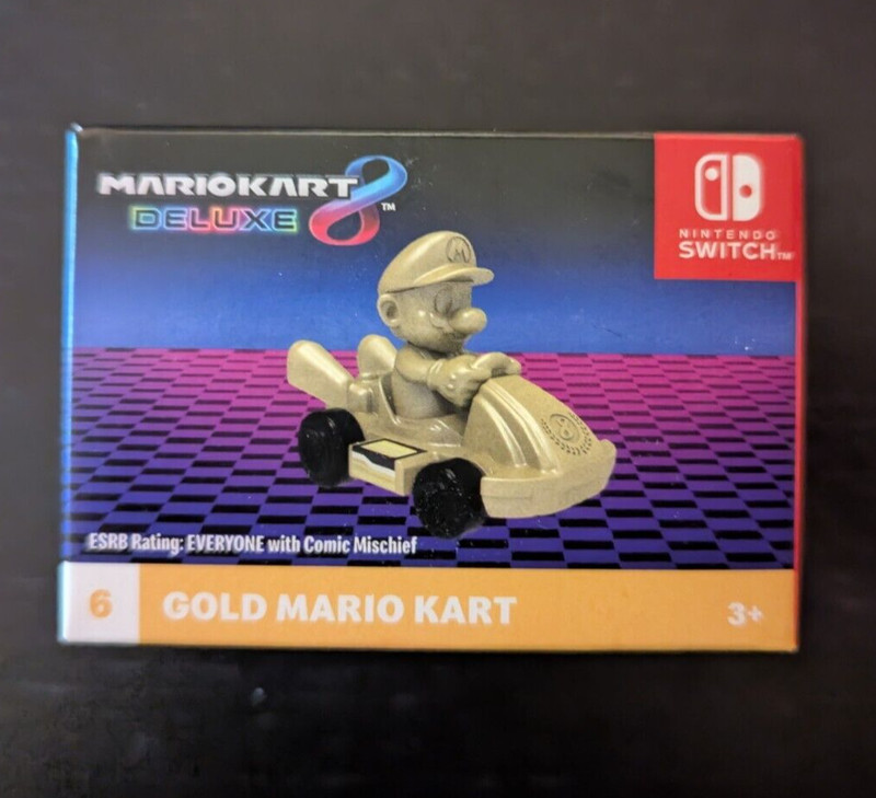 NEW Mario Kart 8 Deluxe GOLD MARIO - Nintendo Switch McDonald’s USA Release 2024