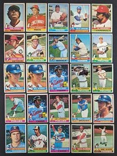 1976 Topps Baseball Set Break 25 Cards