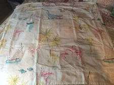 The Company Store 100% Cotton Euro Pillow Sham Tropical Print One Available